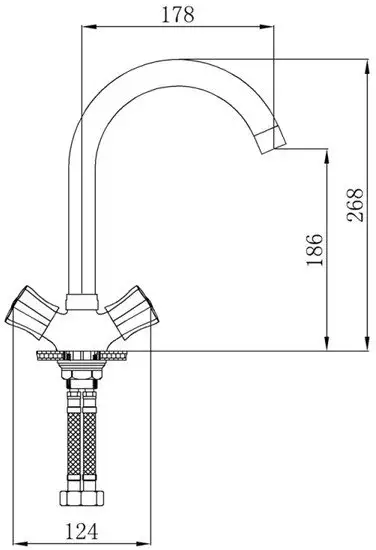 Смеситель РМС SL116-274F - фото товара