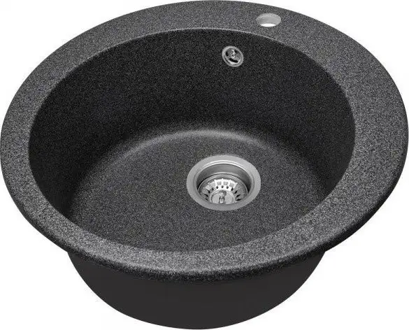 Кухонная мойка Saniteco Linea (графит с сифоном) - фото товара