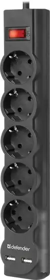 Сетевой фильтр Defender DFS 755 – фото товара