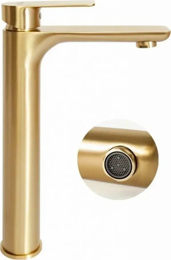 Смеситель Hansberge H2099 (золото матовый) - фото товара