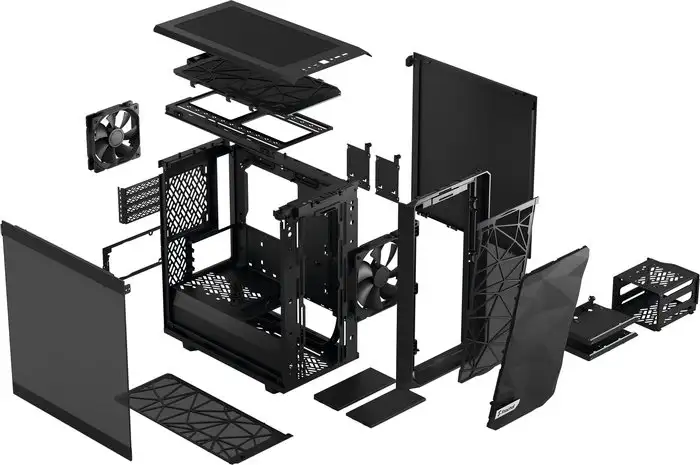 Корпус Fractal Design Meshify 2 Mini Black TG dark tint FD-C-MES2M-01 – фото товара