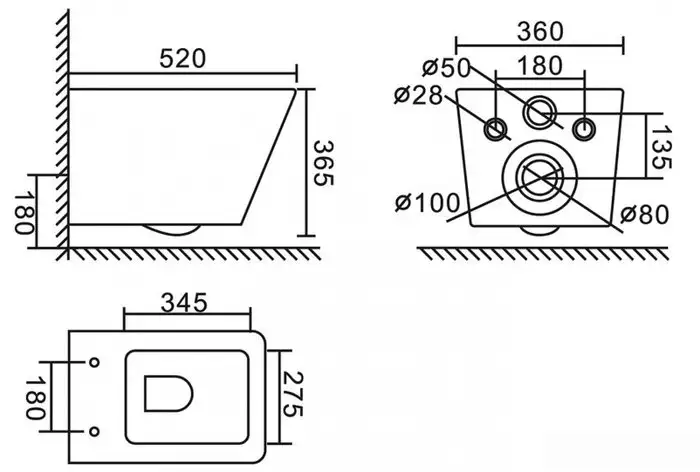 Унитаз BelBagno Sela BB3201CHR-MB - фото товара