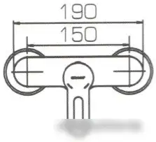 Смеситель Bravat Stream-D F937163C-01 - фото товара