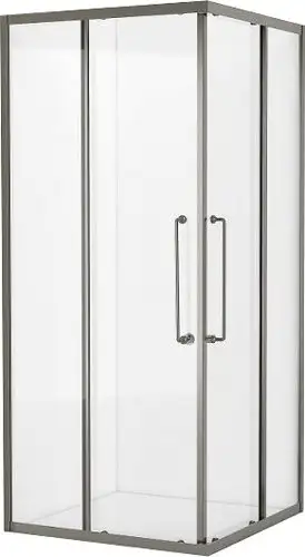 Душевой уголок Cezares RELAX-304-A-2-90-C-GM (оружейная сталь) - изображение в каталоге