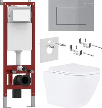 Унитаз подвесной Asten Readle Zentralmodul AR0601-185M - изображение в каталоге