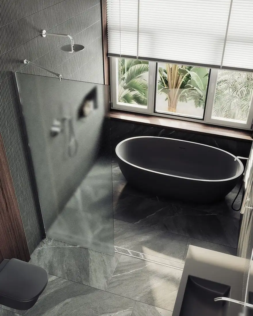 Душевая стенка MaybahGlass 195х99 MGD-1357-5у (сатин/хром матовый) - фото товара