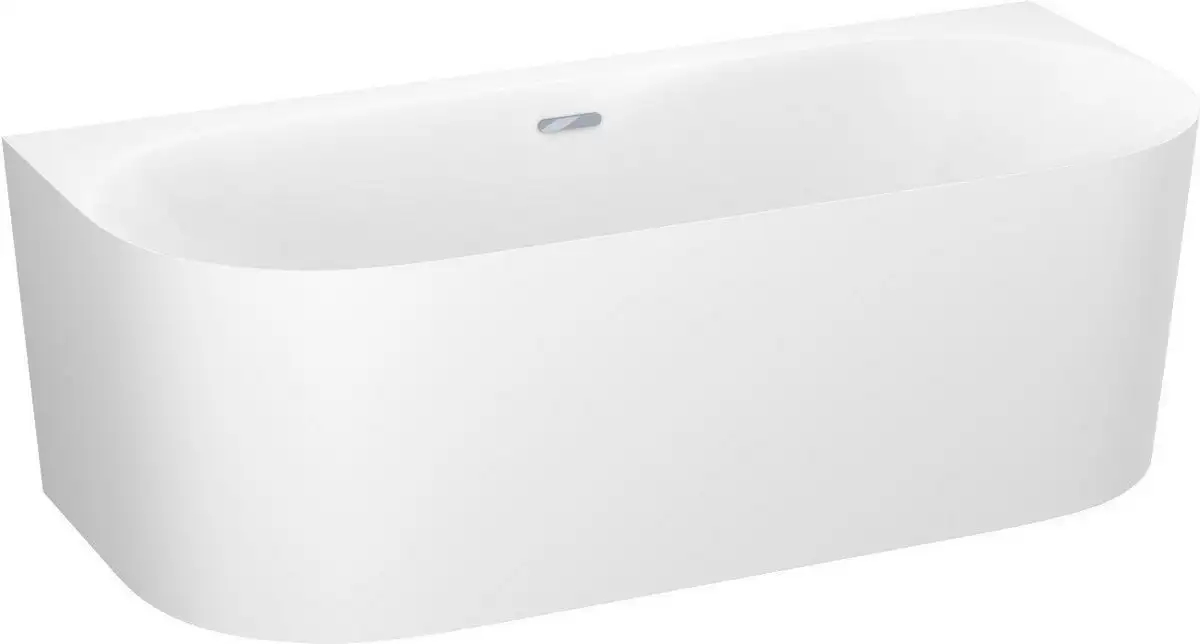 Ванна Wellsee Collaro 180x80 28910201R (пристенная ванна белый глянец, экран, ножки, сифон-автомат хром) - фото товара