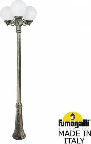 Городской фонарь Fumagalli Globe RICU BISSO/G250 3L FU_G25.157.S30.BYF1R – изображение в каталоге