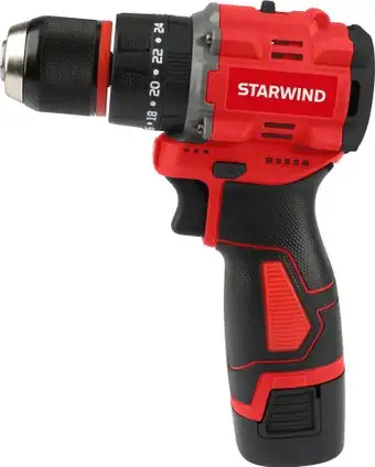 Ударная дрель-шуруповерт StarWind CDBT16-2.0/2HS1 (с 2-мя АКБ, кейс) – изображение в каталоге