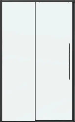 Душевая дверь Grossman Galaxy 100x195 100.K33.01.100.21.00 (черный матовый/стекло прозрачное) - изображение в каталоге