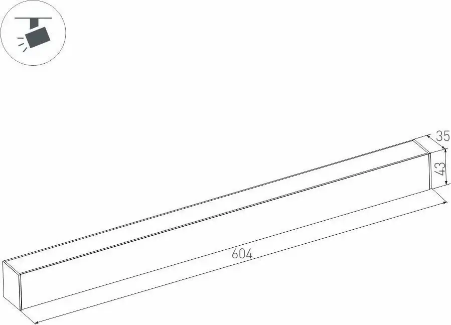 Трековый светильник Arlight Mag-Flat-45-L605-18W Day4000 046583 – фото товара