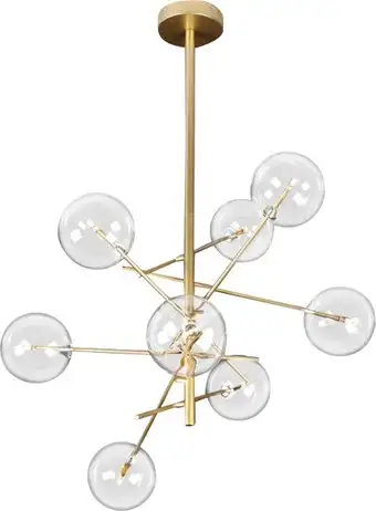 Подвесная люстра DeLight Collection Globe Mobile 9307P-8A (gold) – изображение в каталоге