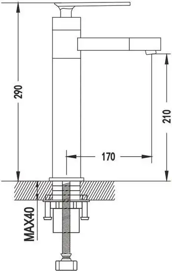 Смеситель Shevanik S6611H - фото товара