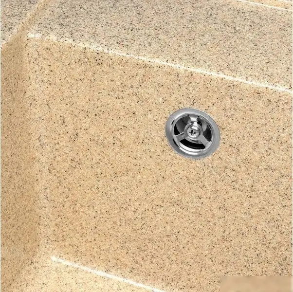 Кухонная мойка Saniteco Terra (песок с сифоном) - фото товара