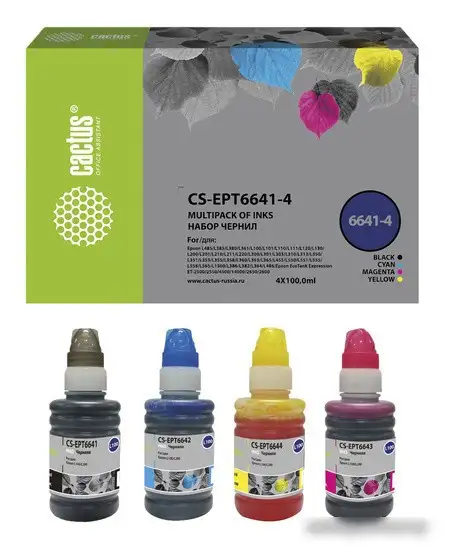 Чернила CACTUS CS-EPT6641-4 – фото товара