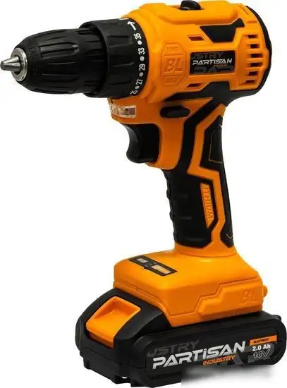 Дрель-шуруповерт Partisan AD-DF18DW (с 2-мя АКБ, кейс) – фото товара