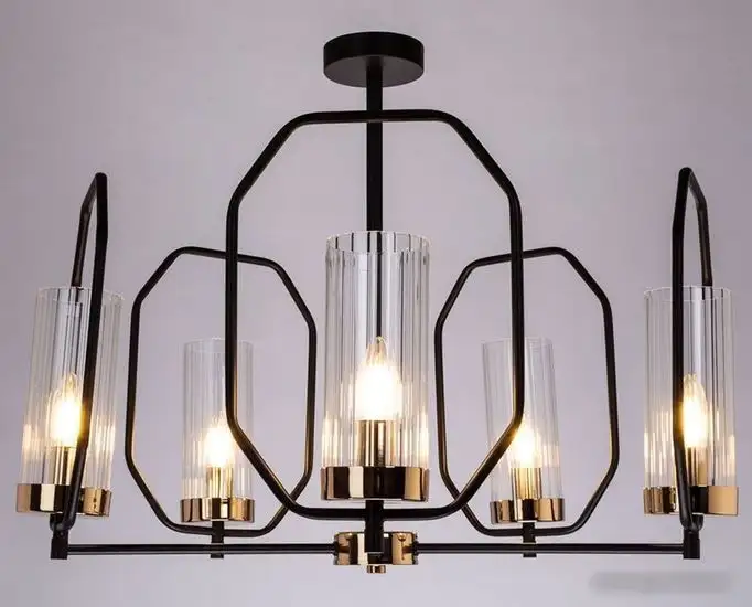 Люстра средней высоты Arte Lamp Celaeno A7004PL-5BK – фото товара