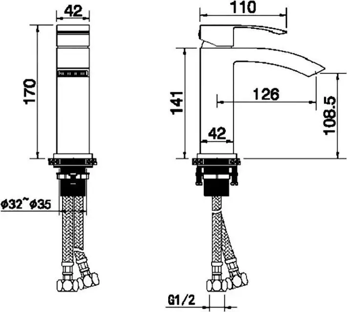 Смеситель Grocenberg GB2007 (графит) - фото товара