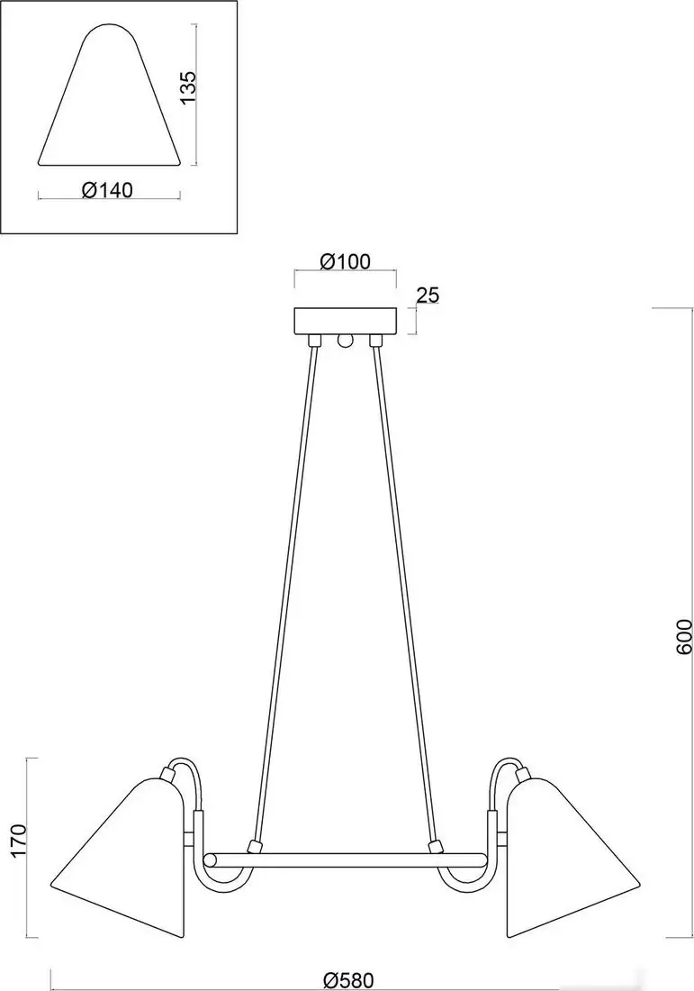 Подвесная люстра Freya FR8001PL-03WG – фото товара