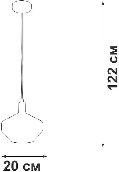 Подвесная люстра Vitaluce V2976-1/1S – фото товара