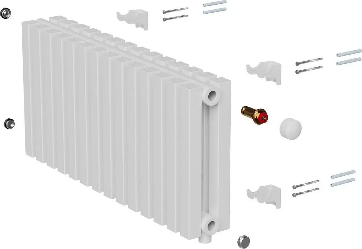 Дизайн-радиатор Royal Thermo Shift Q30 VC2030 - 20 секций RAL9016 - фото товара