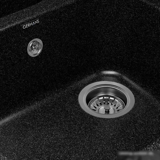 Кухонная мойка Gerhans E02 (черный) - фото товара