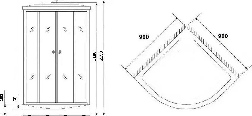 Душевая кабина Grossberg PB 99 - фото товара