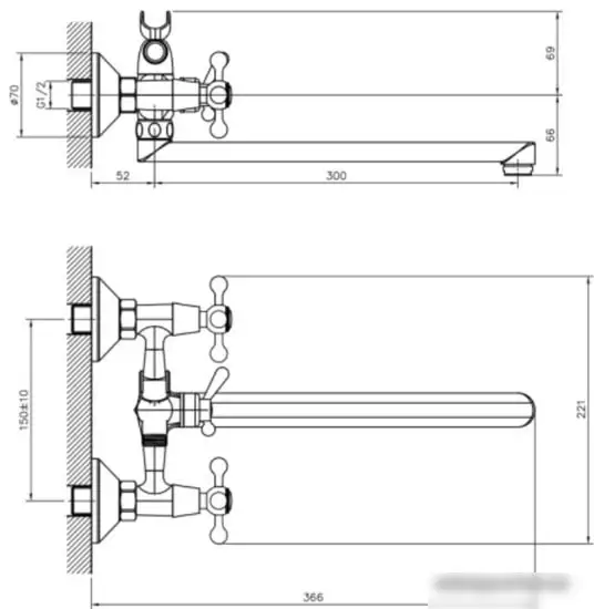 Смеситель Decoroom DR53043 - фото товара