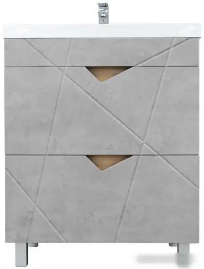 Doratiz Тумба под умывальник Doratiz Фьорд 70 9908.185 (дуб бунратти/цемент) – фото товара