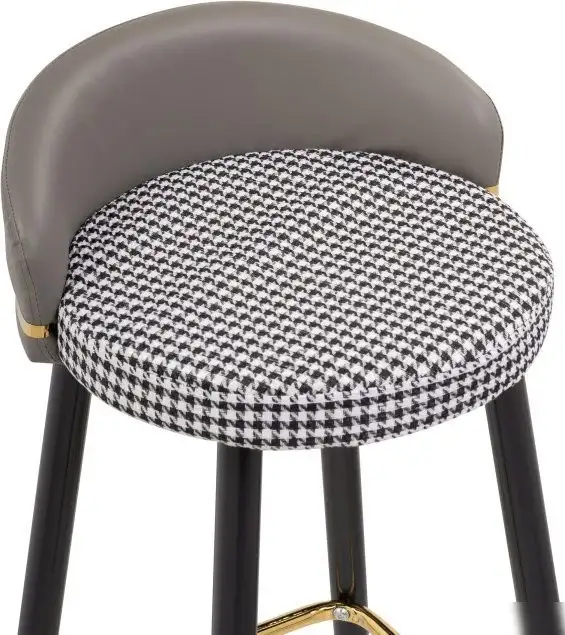 Стул Woodville Kardial полубарный (серый/черный)