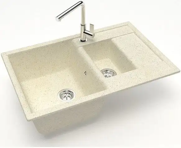 Кухонная мойка MARRBAXX Карельский камень модель 210/Q2 F210Q002 (бежевый) - фото товара