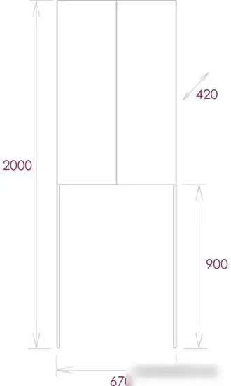 Onika Шкаф Милтон 67 306702 – фото товара