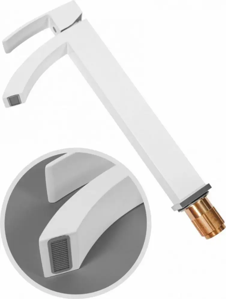 Смеситель Hansberge H2077 (белый) - фото товара