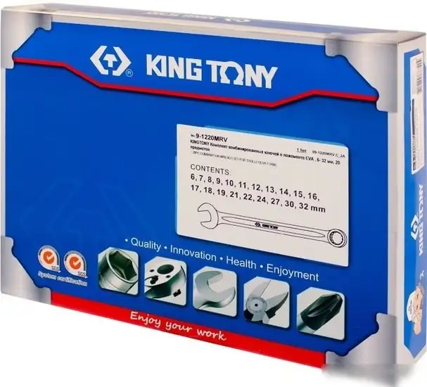 Набор ключей King Tony 9-1220MRV (20 предметов) – фото товара