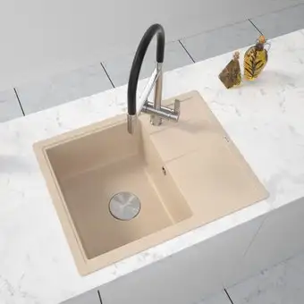 Кухонная мойка ZorG Rock 65 Premium beige - изображение в каталоге