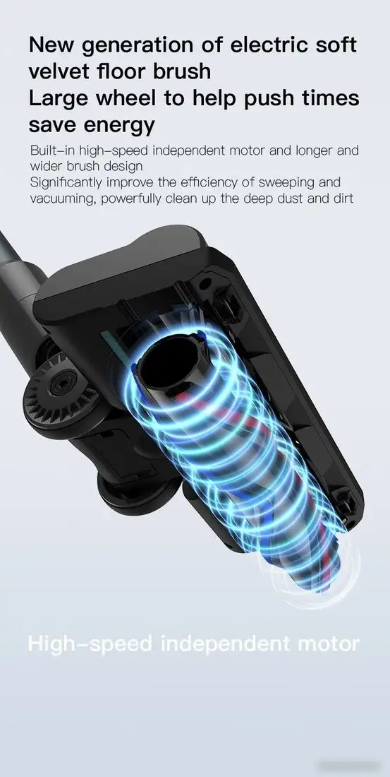 Пылесос Redkey Cordless Vacuum Cleaner P9 (черный) - фото товара