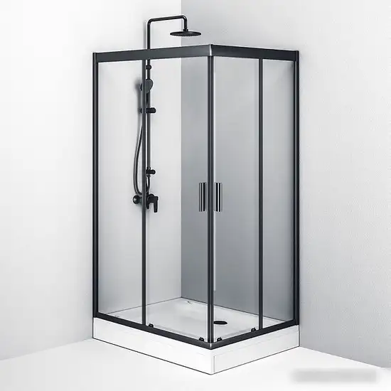 Душевой уголок AM.PM Gem Twin Slide 120x90 W90G-404-120290-BT - фото товара