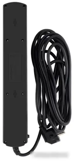 Сетевой фильтр IPPON BK-6-EU-5-10-B (5м, 6 розеток, черный) – фото товара