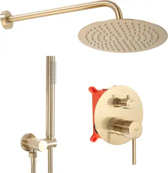 Душевая система Rea Lungo Matt Gold REA-P4160