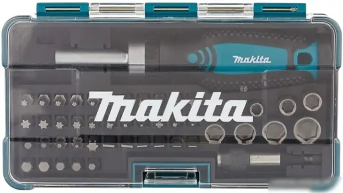 Набор торцевых головок и бит Makita B-36170 (47 предметов) – фото товара
