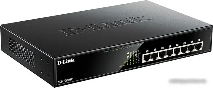 Коммутатор D-Link DGS-1008MP/B1A – фото товара