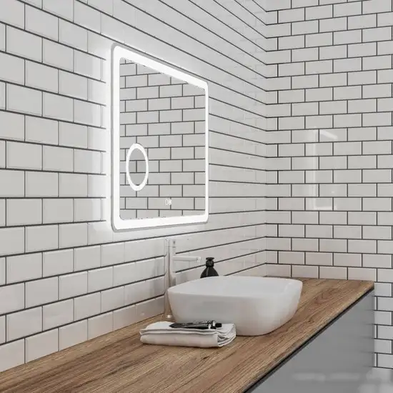 Мебель для ванных комнат Grossman Зеркало Leo LED 80x80 168080 – фото товара