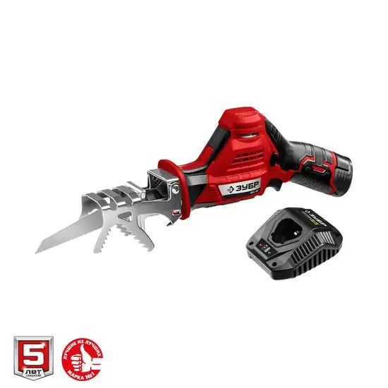 Сабельная пила Зубр Мастер СПЛ-125-21 (с 1-м АКБ) – фото товара