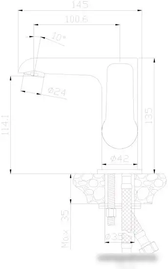 Смеситель Rossinka Silvermix W35-11 - фото товара