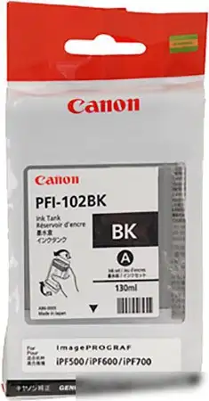 Картридж Canon PFI-102BK (0895B001AA) – фото товара