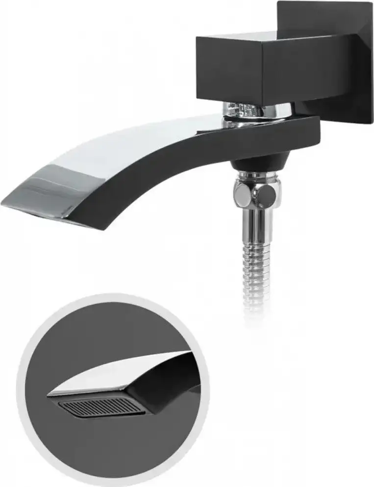 Душевая система Hansberge H6077 (черный хром) - фото товара