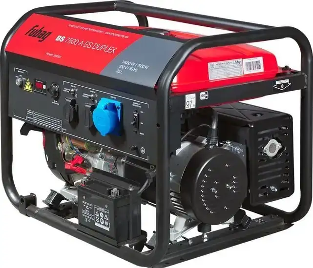 Бензиновый генератор Fubag BS 7500 A ES Duplex (с коннектором автоматики) – фото товара