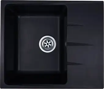 Кухонная мойка Granrus GR-575 (антрацит блэк) - изображение в каталоге