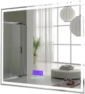 Пекам Зеркало Greta 120x80 greta-120x80MP (с подсветкой, с многофункциональной панелью, подогревом)