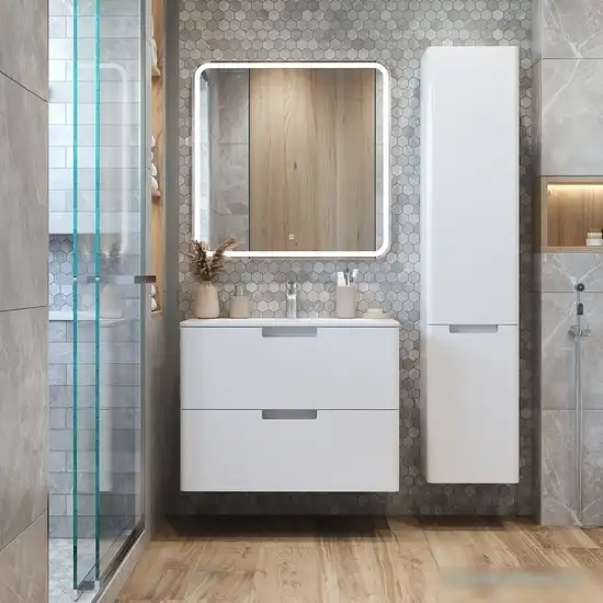 Briz Тумба подвесная Прато 100 с умывальником Прато – фото товара